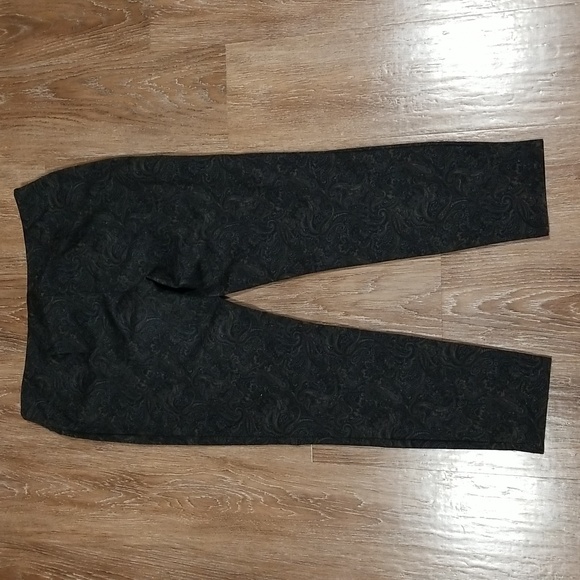 (XL) SP Studio Point Paisley Print Stretch Victorian Skinny Fit Comfy Trendy - Picture 10 of 10